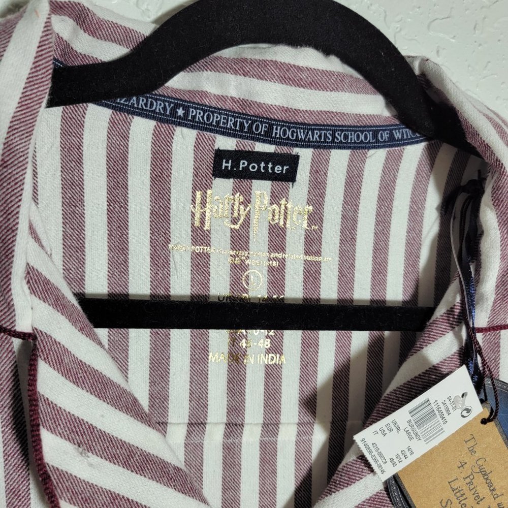 Harry Potter Gryffindor Sleepshirt UK Primark Red White Pajamas Hogwarts Cotton - Picture 6 of 9